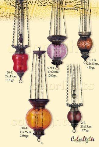 Hand made Glass Lamps With Elevator