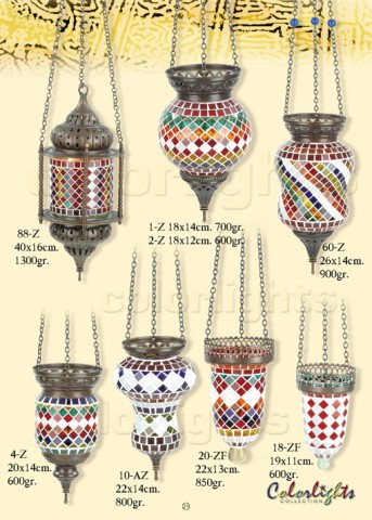 Hand Made Mosaic Glass Ware Series