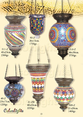 Hand Made Mosaic Glass Ware Series