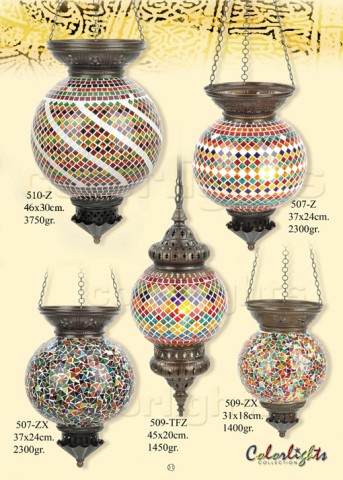 Hand Made Mosaic Glass Ware Series