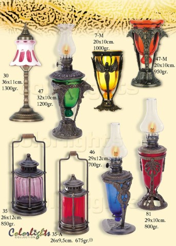 Candle Holders And Oil Lamps
