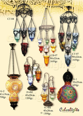Fligree Glass Chandeliers